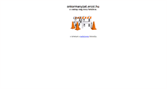 Desktop Screenshot of onkormanyzat.ercsi.hu